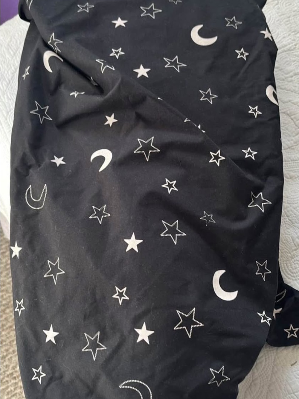 Black Star & Moon Kids complete room darkening window Cover
